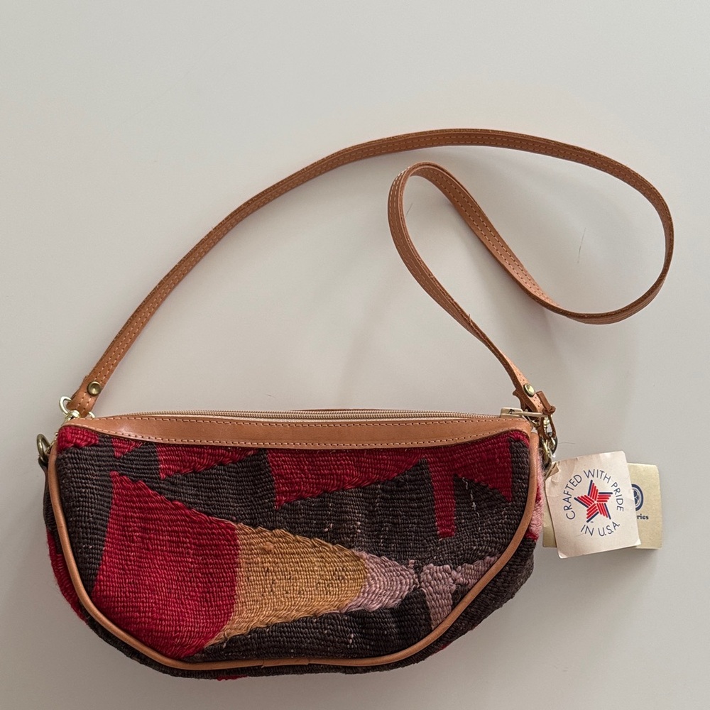 banu handmade killim rug bag